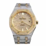 Audemars Piguet Royal Oak Iced Out Yellow Gold Replica